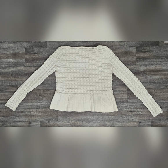 Pringle Of Scotland Merino Wool Textured Long Sleeve Sweater-Size Large - Picture 5 of 5